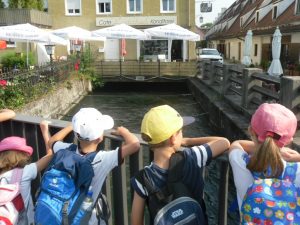 Der Mühlbach in der Stadt.